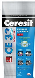 Затирка №01 ЦЕРЕЗИТ СЕ33 2-5мм 5кг S белый