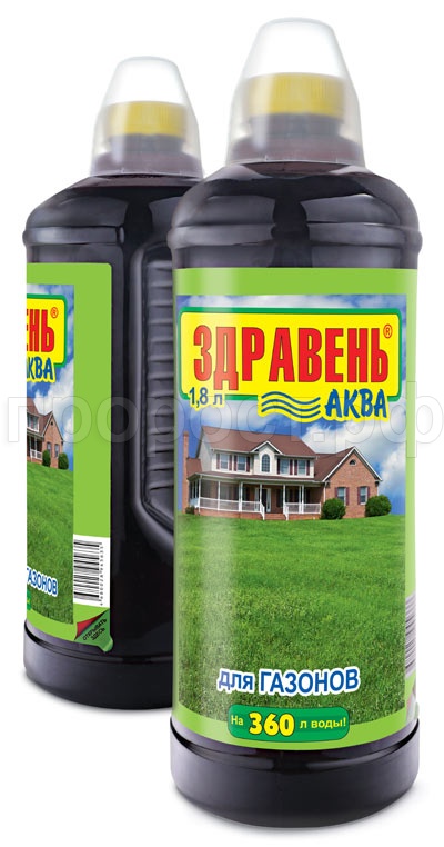 Удобрение жидкое Аква Газоны 1,8л.
