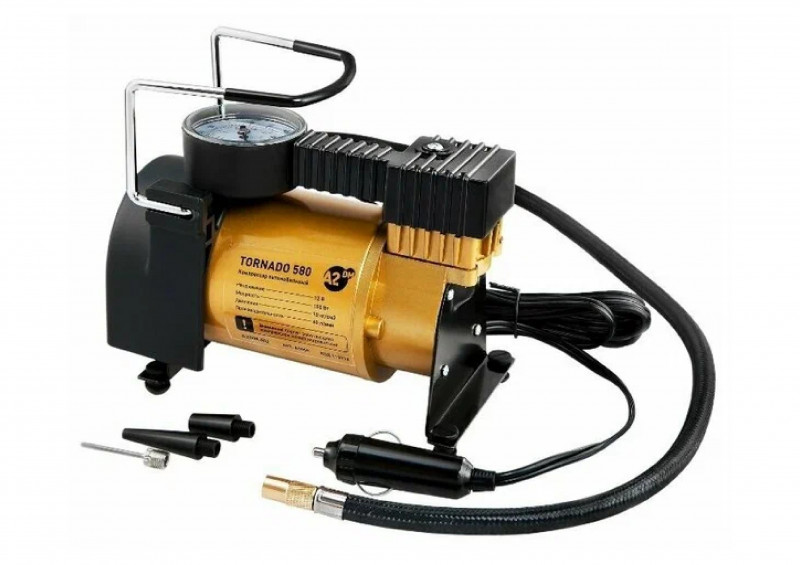 Компрессор автомоб 40л/мин 12V 150W TORNADO 580