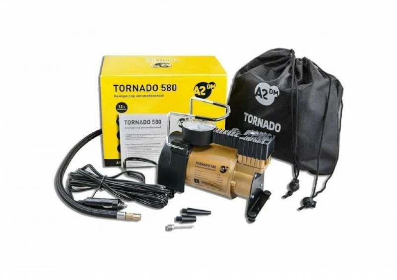 Компрессор автомоб 40л/мин 12V 150W TORNADO 580