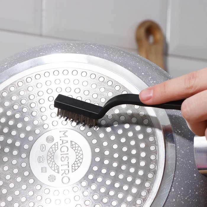 Набор щеток 3шт:латунная,стальная,нейлоновая