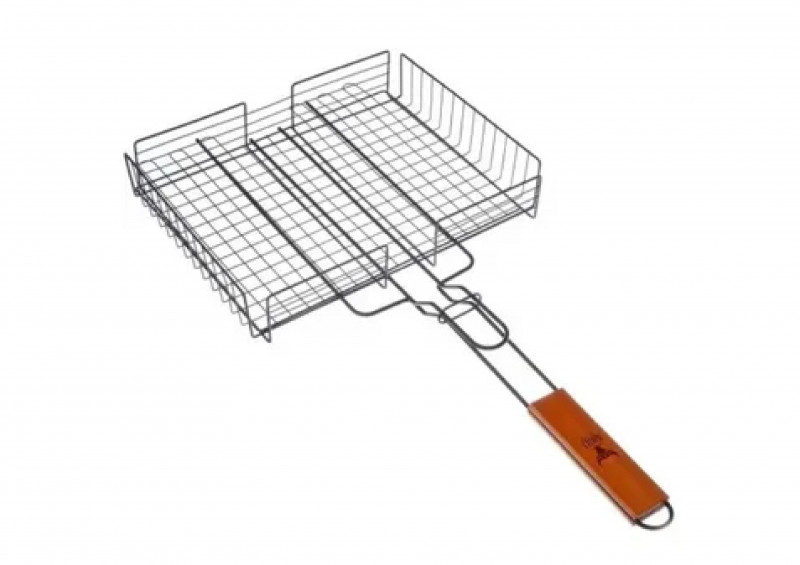 Решетка для барбекю 42х30см глубокая