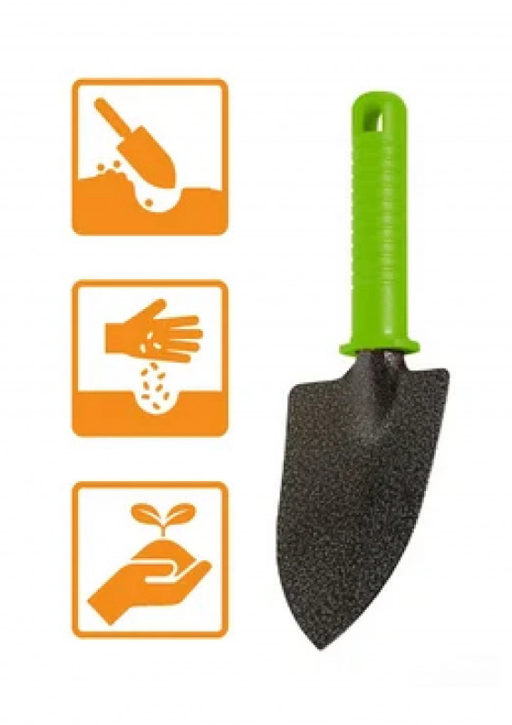 Совок посадочный 85х250 мм стальной широкий пласт ручка