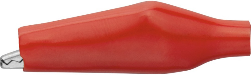 Зажим крокодил 5А 40мм красный ОНЛАЙТ