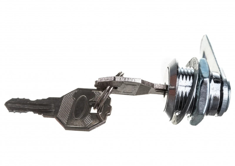 Замок почтовый врезной ЗП16мм 2 ключа Стандарт