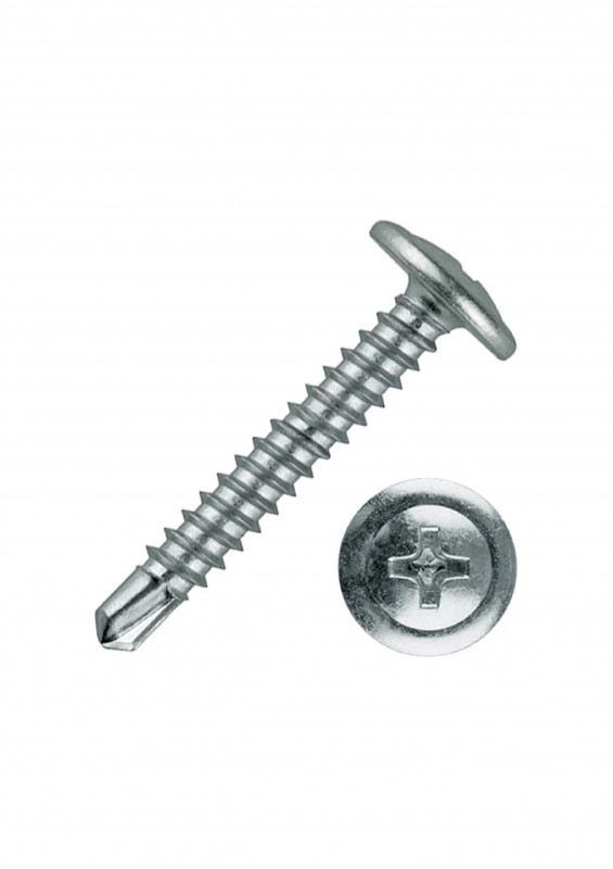 Саморезы с пресс-шайбой сверло 4,2х19 уп/1000шт