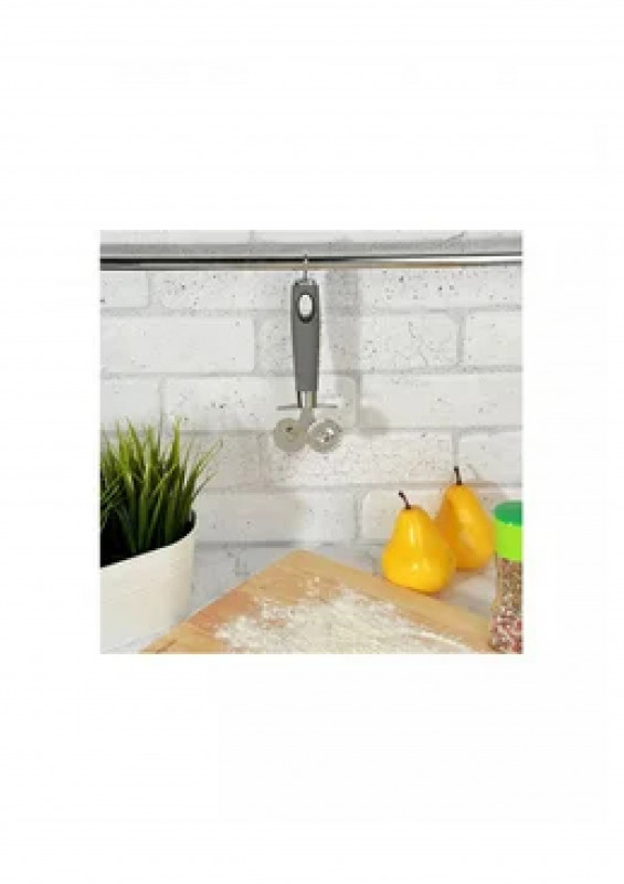 Ролик нож для теста нержав сталь Витре 18,5х7,5см SATOSHI