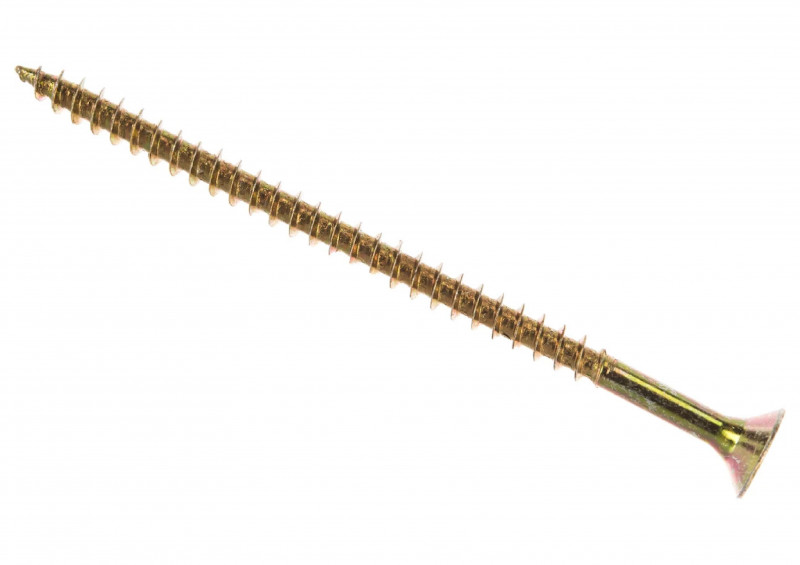 Саморез универсальный желтый цинк 4х30