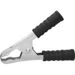 Зажим крокодил 100А 105мм черный ОНЛАЙТ