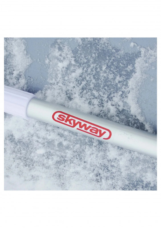 Щетка авто со скребком телескопическая 90-120см Skyway