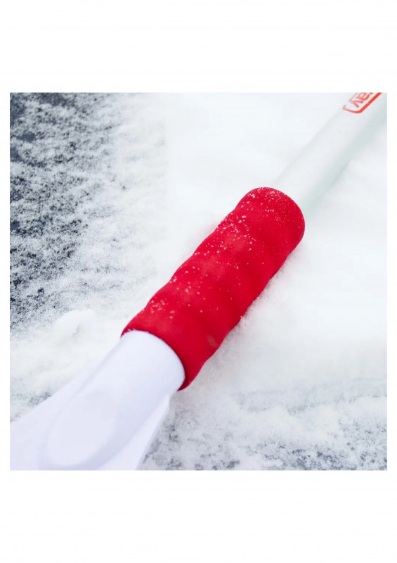 Щетка авто со скребком телескопическая 90-120см Skyway